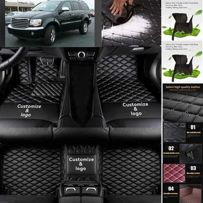 For Chrysler Aspen Car Floor Mats Auto Carpets All Weather Waterproof Foto 1 de 4