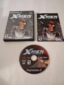 X-Men Legends (PS2 Sony PlayStation 2, 2004) CIB Tested Black Label - Picture 1 of 6