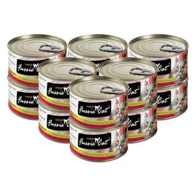 Fussie Cat Premium Tuna with Ocean Fish Wet Cat Food - 5.5oz Cans - Case of 2... - Image 1 of 4