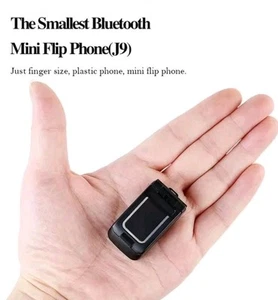 NANO FLIP PHONE telefono cellulare di ricambio Bluetooth voce magica non registrato sbloccato - Foto 1 di 4