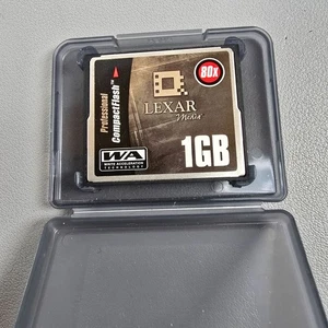 Lexar Professional 1 GB 80x Speed CompactFlash Memory Card - Picture 1 of 2