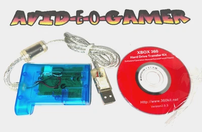 Xbox 360 Hard Drive Transfer Cable W/Disc Software - Image 1 of 4