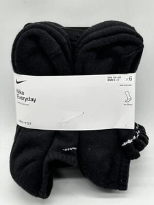 NEW 6 PAIR PACK YOUTH NIKE DRI FIT EVERYDAY COTTON CUSHIONED LOW CUT SOCKS 3-5Y - Picture 1 of 4