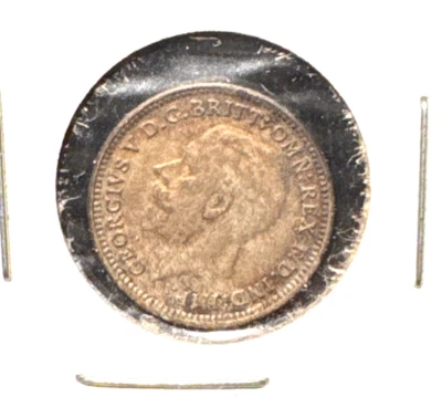 Great Britain 1930 three pence KM 831 XF (1) - Image 1 of 2