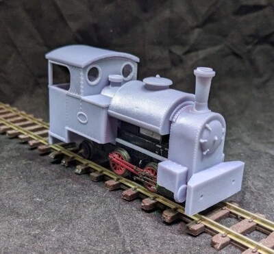 3D-FACTORYUK O-16.5 schmale Stärke Kerr Stuart ""Stanhope"" Gehäuse für Hornby Peckett W4 Chassis