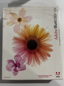 Adobe Illustrator CS2 For Mac Box + Both Discs Unknown Serial Number - Picture 1 of 5