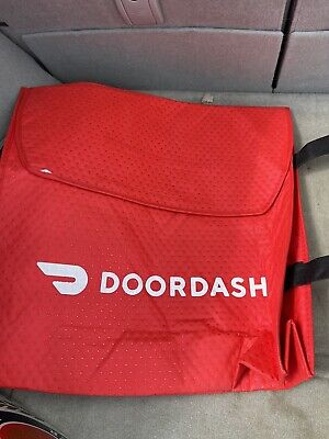 Large Insulated Hot Pizza Delivery Bag 19x19x6 Doordash With Carry Straps New • 20$