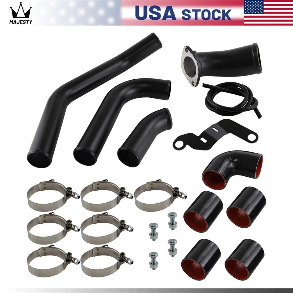 Intercooler Piping For 2008-2015 Mitsubishi Lancer Evolution EVO X 2.0L 4B11 BK - Image 1 of 4