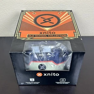 New Adult Xnito Old School Collection Bike Helmet Class 3 LED Lights Size Medium - Foto 1 di 10
