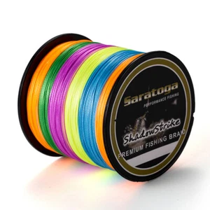 8 Strands 300M Multi-Color Superb Dyneema Extreme PE Braided Fishing Line - Picture 1 of 7
