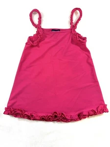 Ralph Lauren Girls Dress 6 Hot Pink Swim Swimwear Athletic Performance Ruffle - Picture 1 of 14