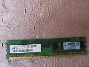 Hp Ram Card 1GB 1 Rx8 DDR2 667 PC2-5300U DIMM 667 MHz PC2-5300U DDR2 CL5 . - Picture 1 of 2
