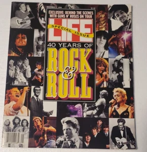 LIFE MAGAZINE December 1992 40 Years of Rock N Roll Special Issue Kiss Stones - Picture 1 of 8