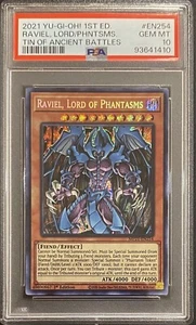 2021 PSA 10 YUGIOH MP21 1ST ED SECRET RARE RAVIEL LORD OF PHANTASMS 💫 - Picture 1 of 1