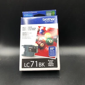 Cartucho de tinta original Brother LC71BK negro tinta nueva sellada caducidad 02-2018 - Imagen 1 de 1