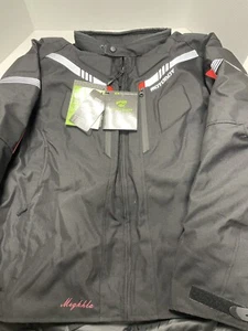 MOTOBOY JACKET 2XL motorcycle racing moto Black padded full zipper motosport - Picture 1 of 15