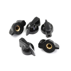 5 Pcs 6mm 15/64" Shaft Hole Dia Potentiometer Pot Pointer Knobs Caps.yp - Picture 1 of 8