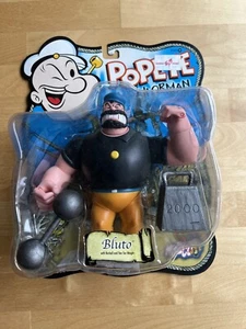 Bluto Sealed Action Figure Popeye the Sailorman Mezco 2001 New! Excellent - Picture 1 of 14