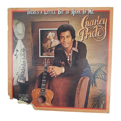 Charley Pride - There's A Little Bit Of Hank In Me 33 RPM Vinyl LP Record, 1980 - Image 1 of 4