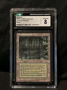 Bayou FBB Dual Land Revised GERMAN NM/MINT CGC (1022) Grade 8 Magic | MTG - Picture 1 of 4