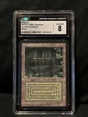 Bayou FBB Dual Land Revised GERMAN NM/MINT CGC (1022) Grade 8 Magic | MTG - Image 1 of 4