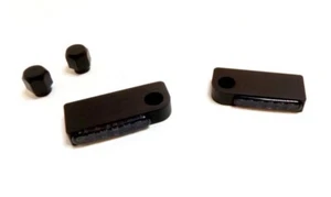 di-ma-tech-Germany Indicatore di direzione LED anteriore alluminio nero opaco Harley Davidson Softail '16 - Foto 1 di 1