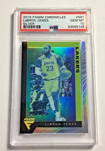 2019 Panini Chronicles LeBron James Silver #591 PSA 10 Gem Mint Lakers - Bild 1 von 2