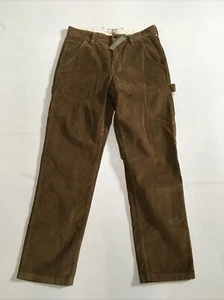 Wallace & Barnes Corduroy Carpenter Painter Pants Camel Size W29 L32 Nwt - Picture 1 of 9