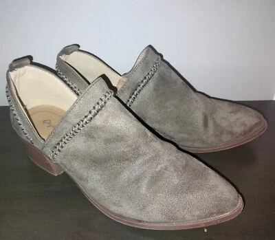 Womens Qupid Brown Leather Slip On Boots Booties Shoes Size 8.5 - Image 1 of 4