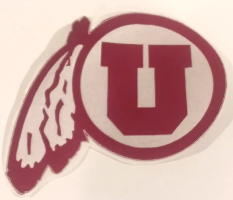 Utah Utes LARGE Logo Embroidered Iron On Sew On JACKET Patch 9" x 10" Cover