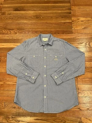 Camisa conductora a rayas Denim Supply Ralph Lauren para hombre XL Foto 1 de 4