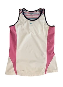 NIKE DRI FIT Girls Size XL 16 Athletic Tank Top Shirt Breathable EUC Extra Large - Picture 1 of 9