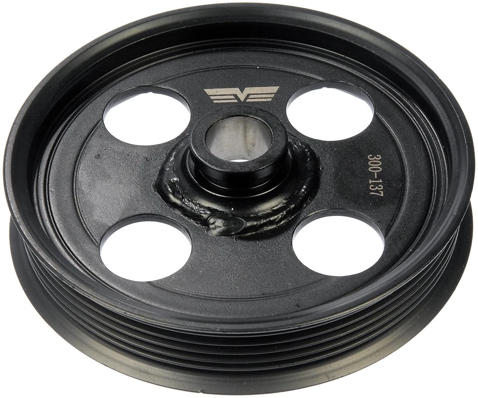 Polia de bomba de direção hidráulica Dorman 300-137 preta para Buick Chevrolet GMC Saab - Imagem 1 de 4