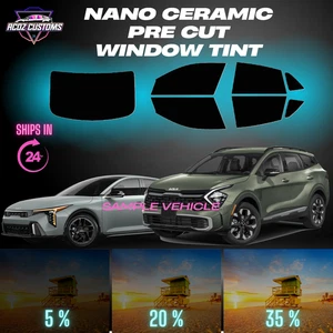 PreCut Window Tint Film for Kia models 1990-2025 All Sides+Back(5%,20%,35%) - Picture 1 of 5