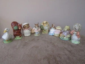 Beswick Beatrix Potter Figures x 8 issued 1974-85 Perfect - Picture 1 of 10