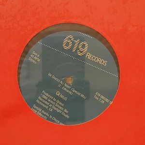 GENIUS - We Danced All Night / BAY AREA FUNK BOOGIE SINGLE / SEALED 619 RECORDS - Picture 1 of 2