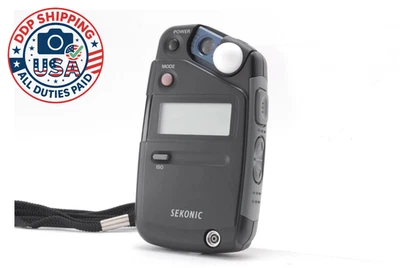 【MINT 】SEKONIC L-308 Flash Mate Digital Light Meter From JAPAN - Image 1 of 4