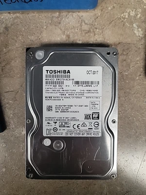 Toshiba DT01ACA100, 1TB HDD, 7200RPM, 3.5", 12 Hours On - Image 1 of 4