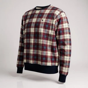 Vintage Polo Ralph Lauren Tartan Plaid Sweatshirt Sweater Long Sleeve Size L - Picture 1 of 5