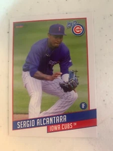 Sergio Alcantara Card 2021 Iowa Cubs Team Card - Picture 1 of 1