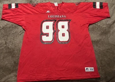 Vintage Louisiana Lafayette Ragin Cajuns Football Jersey - Image 1 of 4