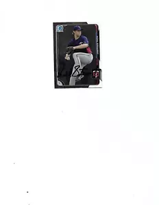 2015 Bowman Chrome Kohl Stewart Autographed Card Minnesota Twins, Chicago Cubs - Picture 1 of 2