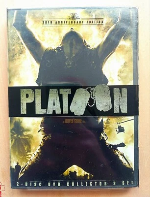 PLATOON 20th Anniversary Collectors Edit. 2-Disc R1  DVD New Sealed Free UK Post - Image 1 of 3