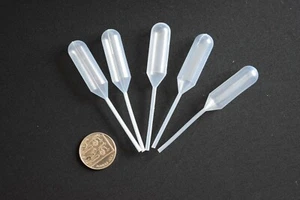 4ml Mini Plastic Transfer Pipettes Liquid Injector for Cupcakes, Desserts etc - Picture 1 of 26