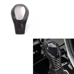  Real Carbon Fiber Car Gear Shift Knob Cover Trim For Infiniti QX60 Q60 QX80 Q50 - Picture 1 of 4