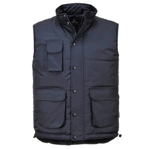 Portwest US415 Classic Outdoor Water Resistant Quilt Lined Vest with 4 Pockets - Picture 1 of 10
