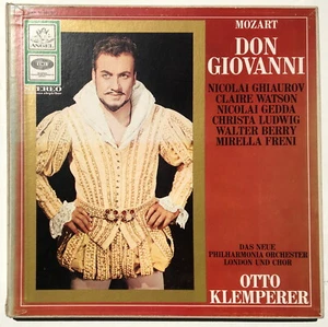 MOZART DON GIOVANNI GHIAUROV GEDDA LUDWIG FRENI KLEMPERER 4LP BOX EMI ANGEL - Picture 1 of 1