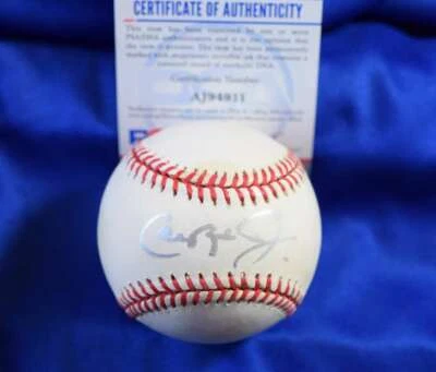 Cal Ripken Jr PSA DNA Coa Autograph American League OAL Signed Baseball - Image 1 of 2