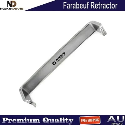 Retractor de tejido dental Farabeuf doble extremo cirugía dientes mejillas labios retractor Foto 1 de 4