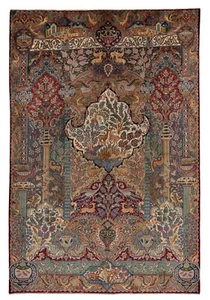 Kashmar Tissé à la Main Tapis de Perse 295x196 cm-Fine, Orient, Tapis, , Beige - Imagen 1 de 14